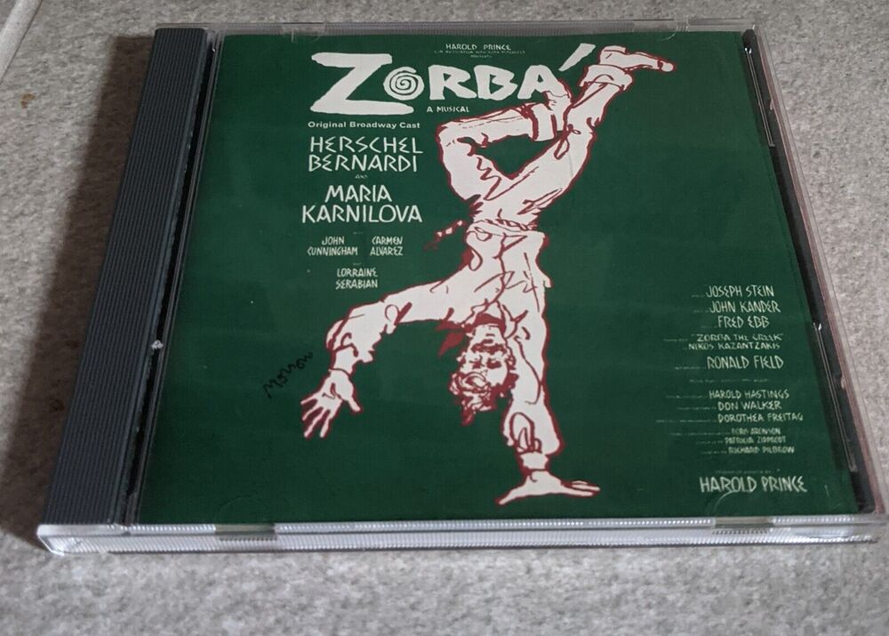 Zorba Musical CD Bernardi Karnilova. VG
